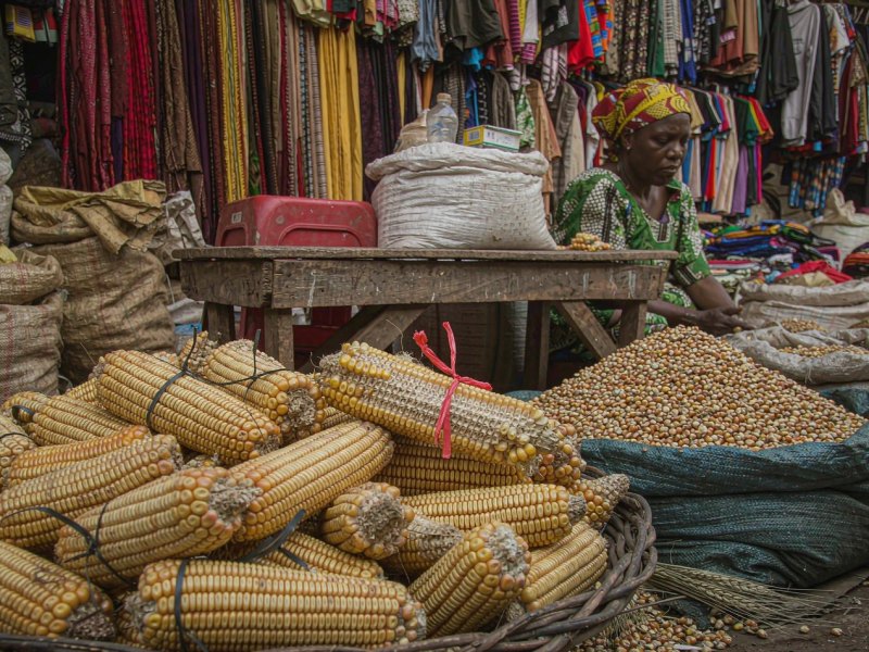 Au Ghana, le maïs coûte 26 pour cent de moins qu'il y a un an, mais les importations d'aliment continuent de grimper