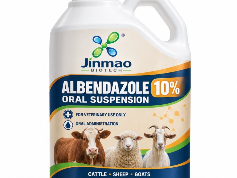 Albendazole 10% oral suspension for cattle, sheep and goats, 1 L bottle