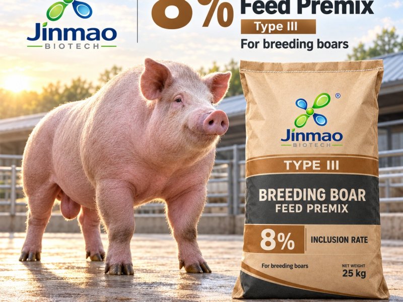 Prémix 8 % pour verrins reproducteurs Type III, taux d’incorporation 8 %, sac de 25 kg