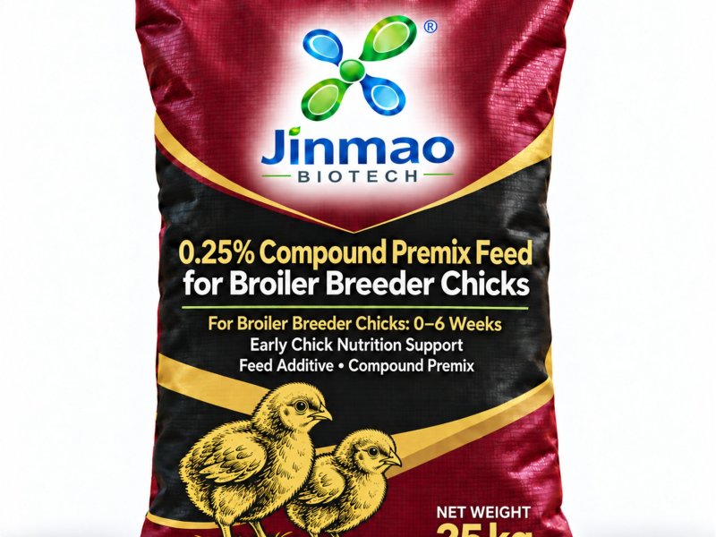 0.25% compound premix feed for broiler breeder chicks, 25 kg bag