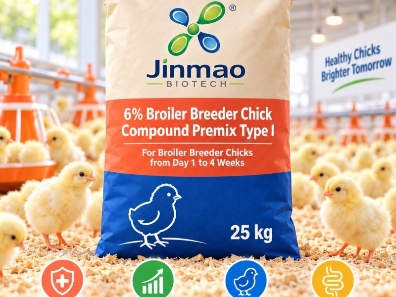 Prémix composé pour poussins reproducteurs chair 6 % Type I, sac de 25 kg