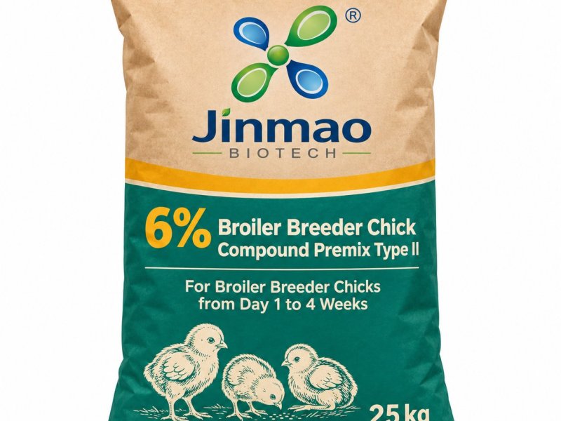 Prémix composé pour poussins reproducteurs chair 6 % Type II, sac de 25 kg