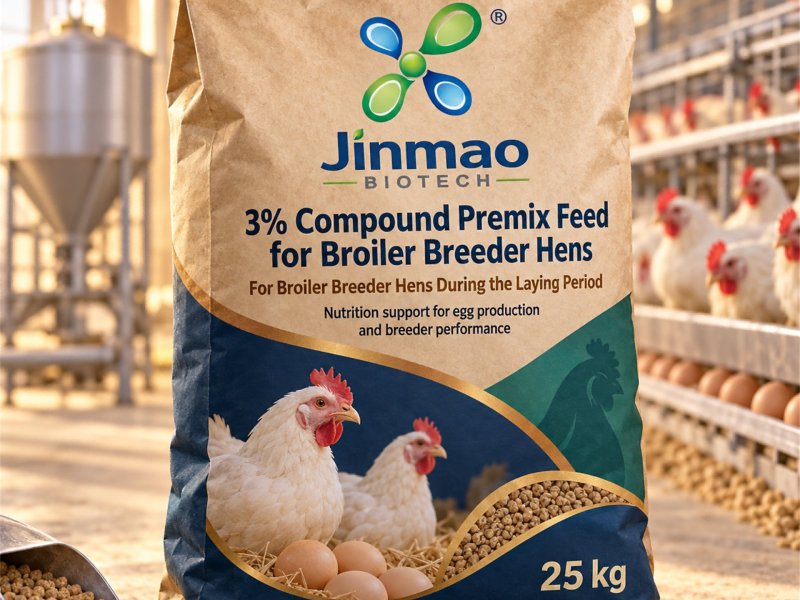3% compound premix feed for broiler breeder hens, 25 kg bag