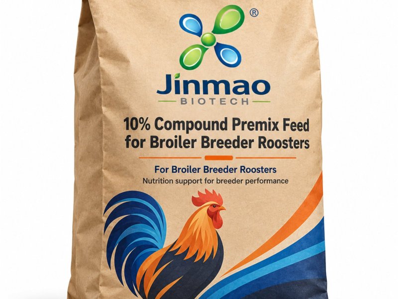 10% compound premix feed for broiler breeder roosters, 25 kg bag