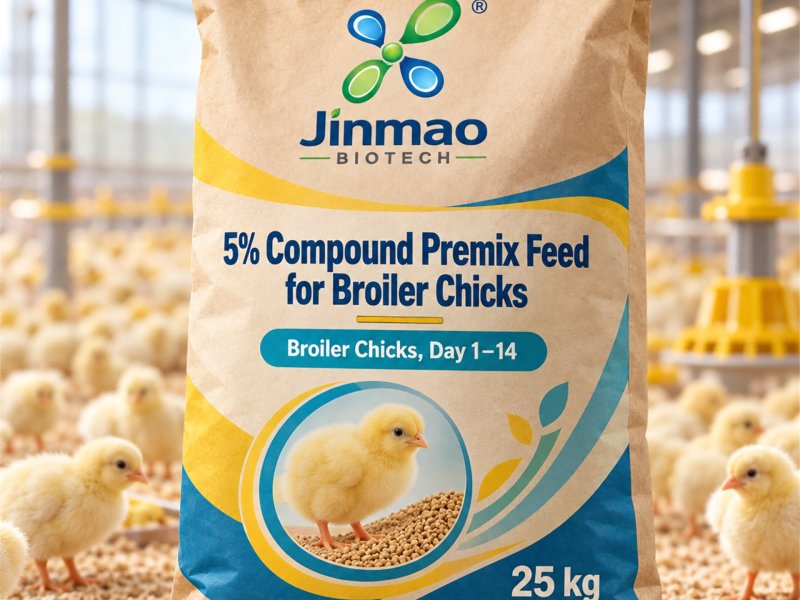 Aliment prémix composé 5 % pour poussins de chair, sac de 25 kg
