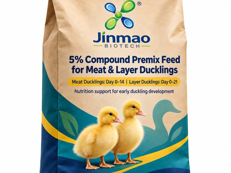 5% compound premix feed for meat and layer ducklings, 25 kg bag