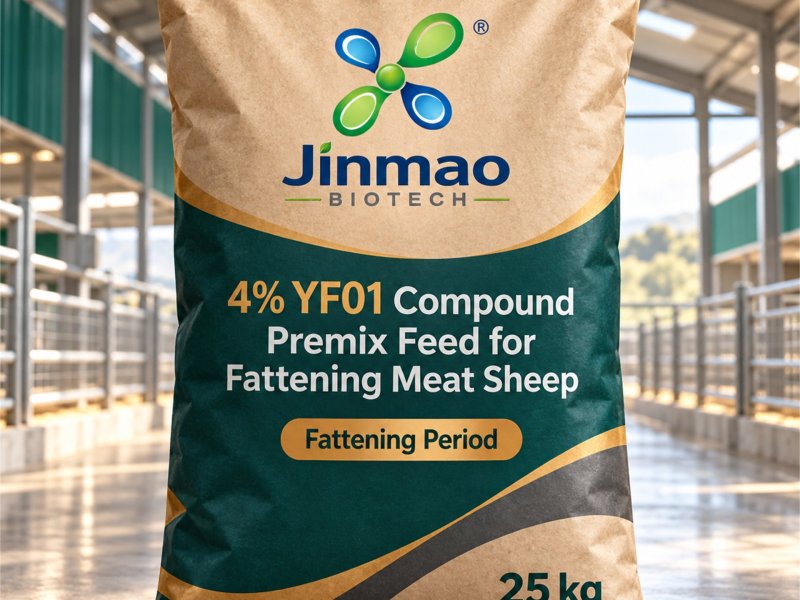 4% YF01 compound premix feed for fattening meat sheep, 25 kg bag