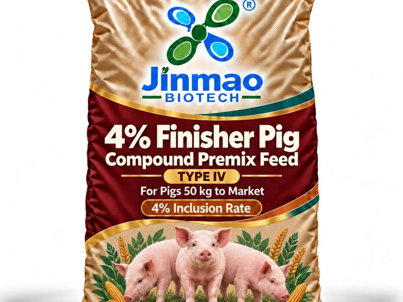 Prémix composé 4 % pour porcs en finition Type IV, taux d’incorporation 4 %, sac de 25 kg
