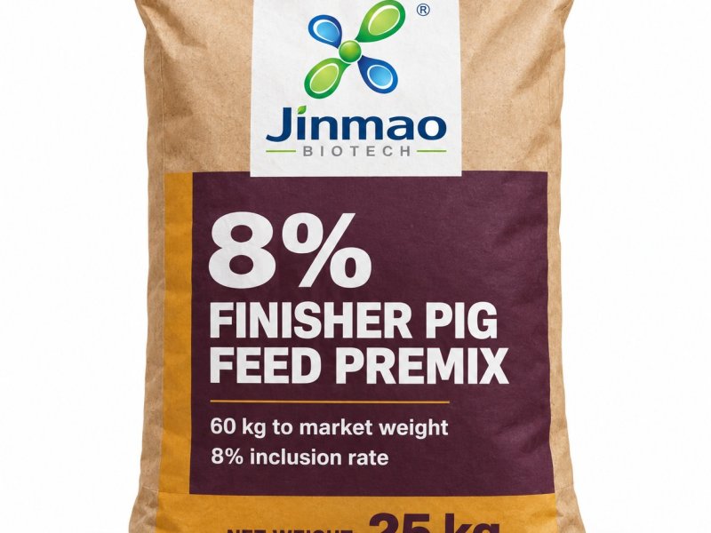 Prémix 8 % pour porcs en finition, taux d’incorporation 8 %, sac de 25 kg