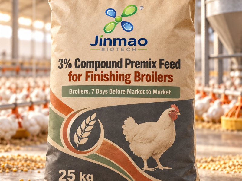 3% compound premix feed for finishing broilers, 25 kg bag