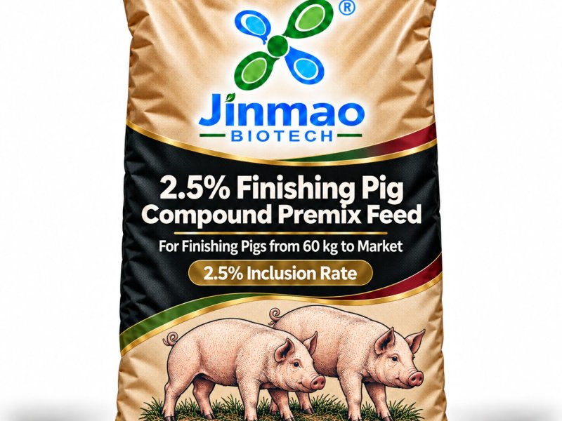 2.5% Finishing Pig Compound Premix Feed, 2.5% inclusion rate, 25 kg bag