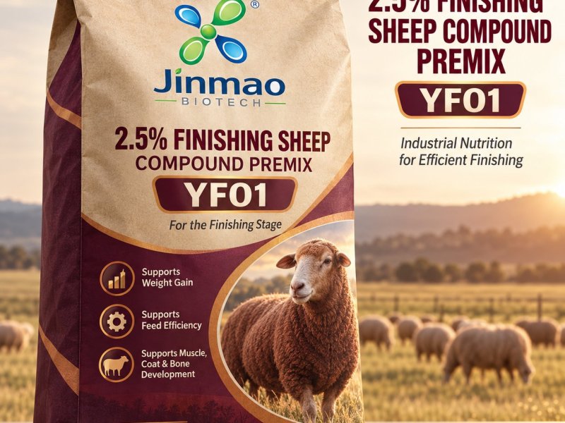 2.5% finishing sheep compound premix YF01, 25 kg bag