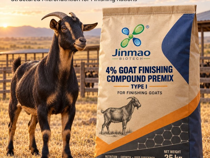 4% goat finishing compound premix Type I, 25 kg bag