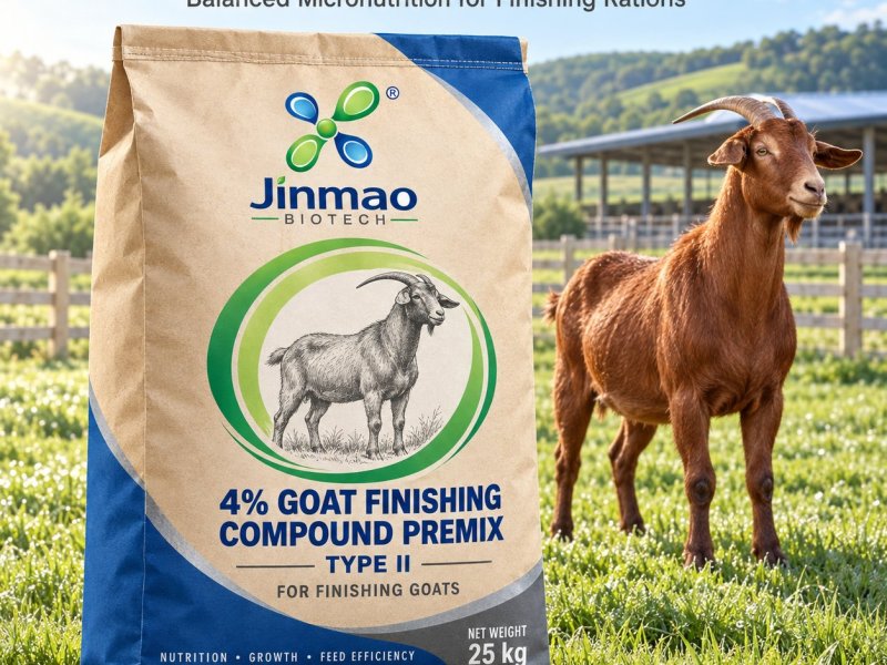 4% goat finishing compound premix Type II, 25 kg bag