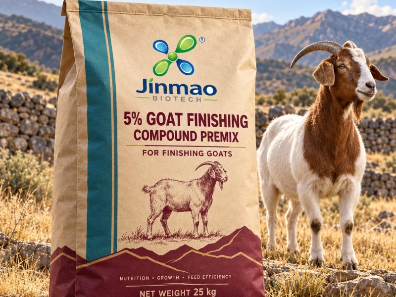 5% goat finishing compound premix, 25 kg bag