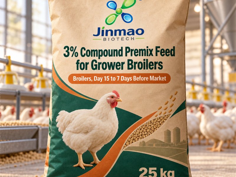 Aliment prémix composé 3 % pour poulets de chair en croissance, sac de 25 kg