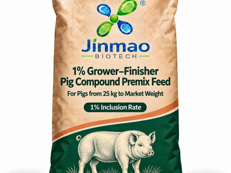 1% Grower–Finisher Pig Compound Premix Feed, 1% inclusion rate, 25 kg bag
