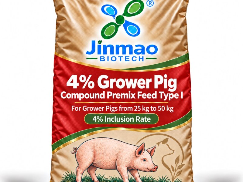 Prémix composé 4 % pour porcs en croissance Type I, taux d’incorporation 4 %, sac de 25 kg