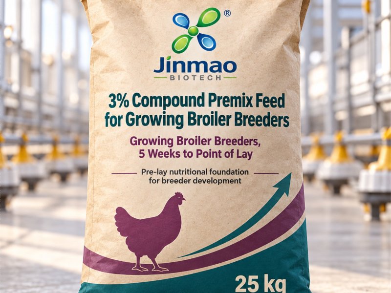 3% compound premix feed for growing broiler breeders, 25 kg bag