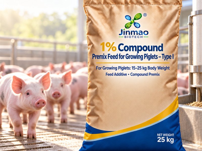Prémix composé 1 % pour porcelets en croissance – Type I, taux d’incorporation 1 %, sac de 25 kg