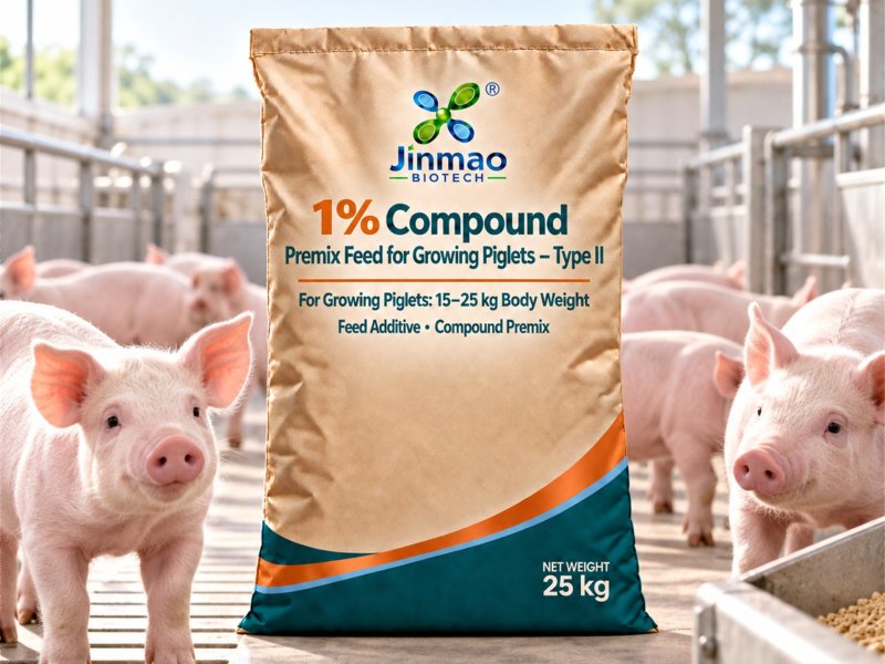 Prémix composé 1 % pour porcelets en croissance – Type II, taux d’incorporation 1 %, sac de 25 kg