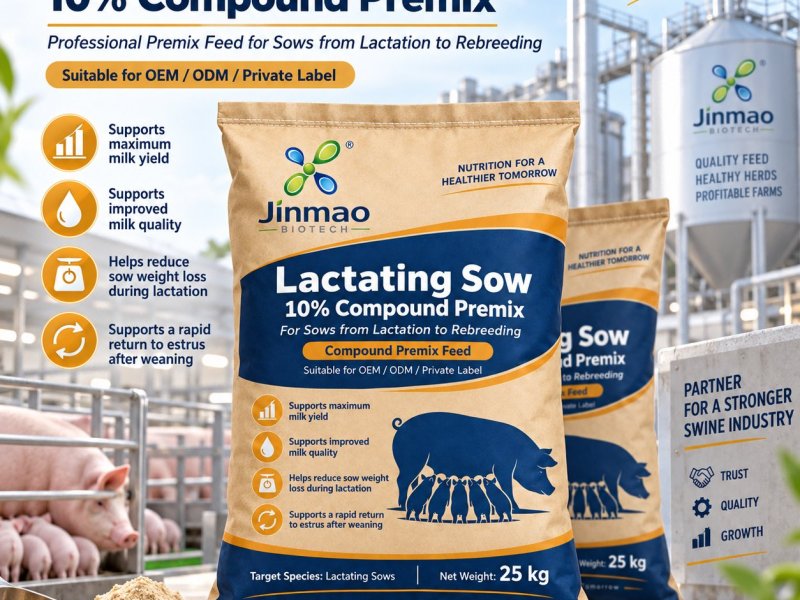 Prémix composé 10 % pour truies allaitantes, taux d’incorporation 10 %, sac de 25 kg