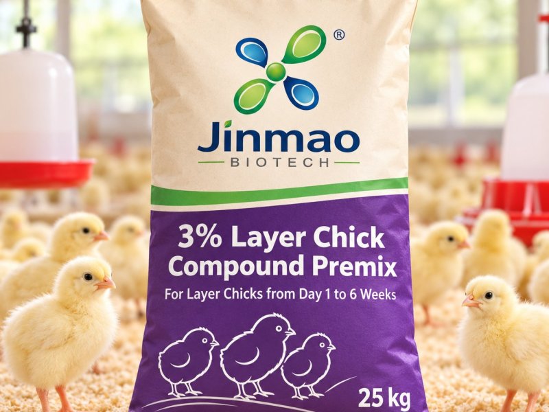 3% layer chick compound premix, 25 kg bag