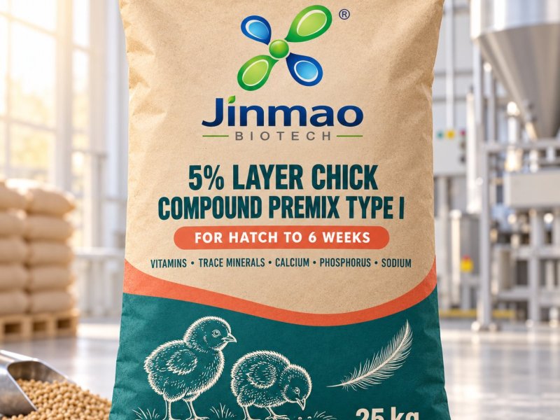 5% layer chick compound premix Type I, 25 kg bag