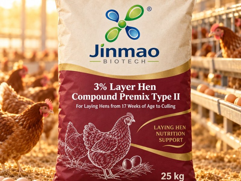 3% layer hen compound premix Type II, 25 kg bag