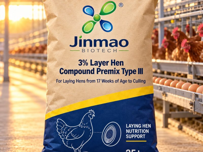 3% layer hen compound premix Type III, 25 kg bag