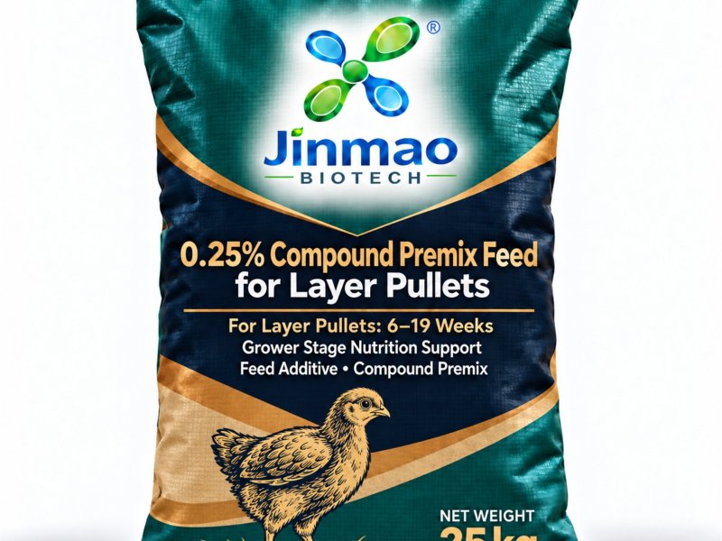 0.25% compound premix feed for layer pullets, 25 kg bag