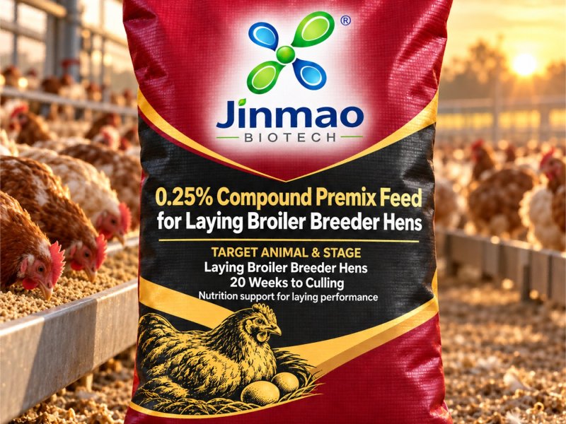 0.25% compound premix feed for laying broiler breeder hens, 25 kg bag