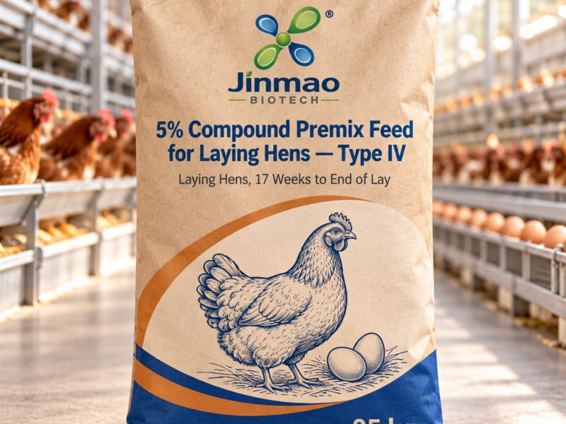 5% compound premix feed for laying hens Type IV, 25 kg bag