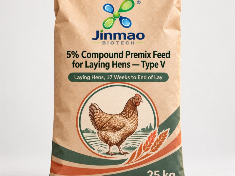 5% compound premix feed for laying hens Type V, 25 kg bag