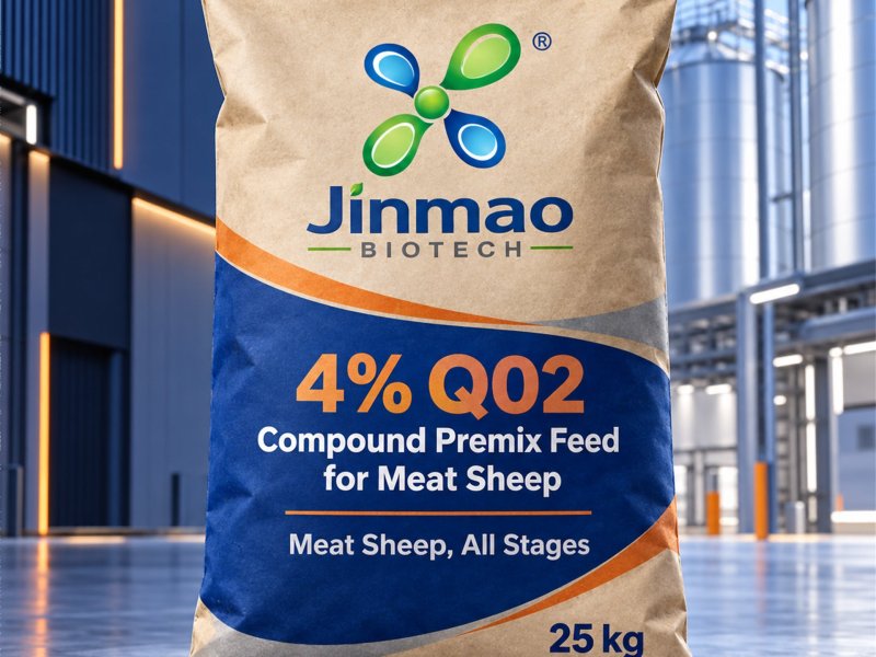 4% Q02 compound premix feed for meat sheep, 25 kg bag