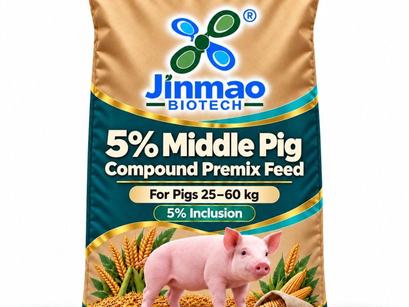 Prémix composé 5 % pour porcs moyens, taux d’incorporation 5 %, sac de 25 kg