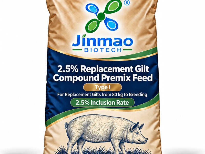 2.5% Replacement Gilt Compound Premix Feed Type I, 2.5% inclusion rate, 25 kg bag